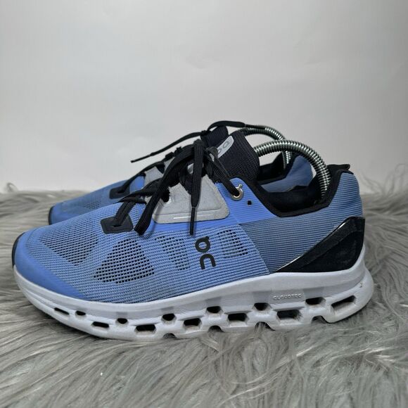 On Cloud Cloudstratus Womens Size 9 Blue Shoes Running Athletic Sneakers - Picture 2 of 13